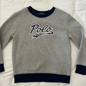 Polo by Ralph Lauren Navy and Grey sweatshirt.